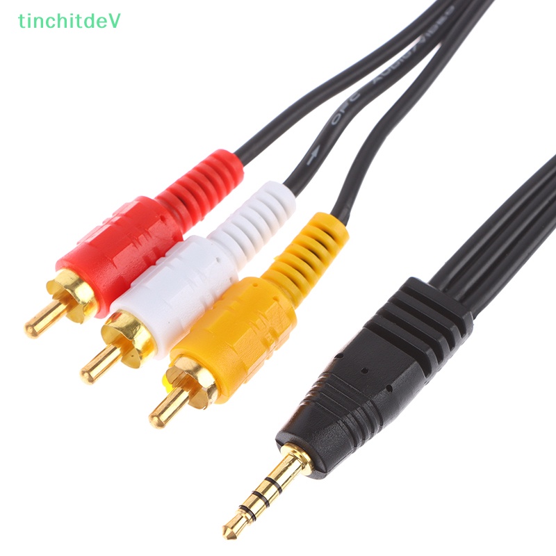 Cáp ChuyểN ĐổI Âm Thanh / Video 3.5mm ĐầU CắM Sang 3Rca Chuyên DụNg