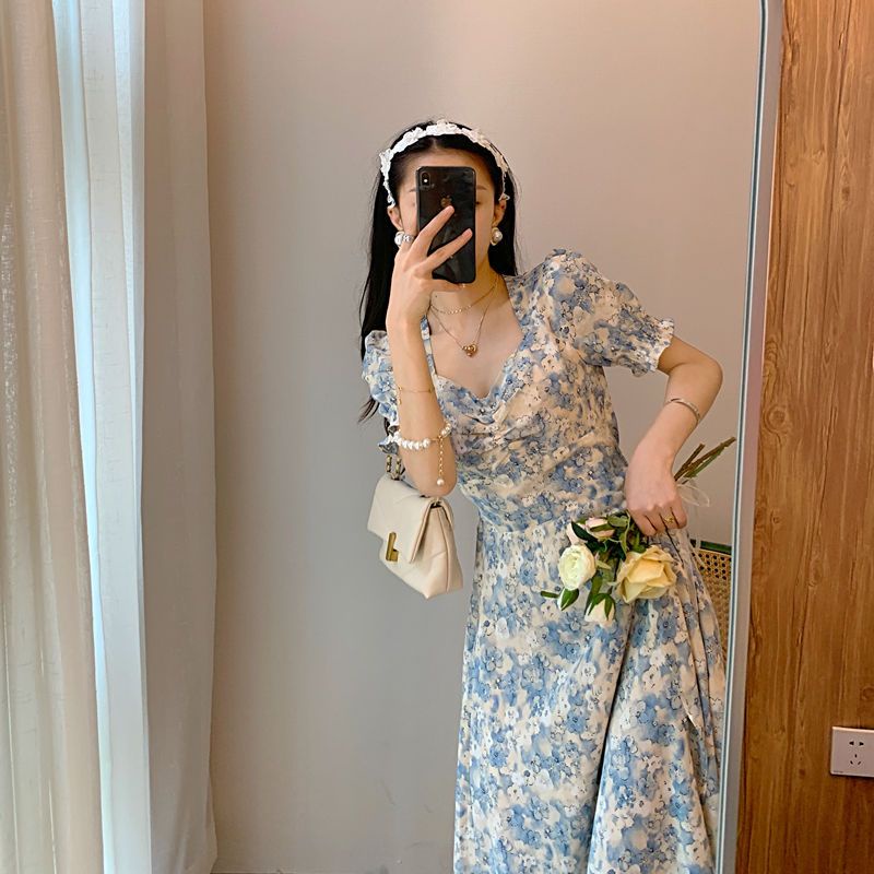 Đầm Plus Size Họa Tiết Tranh Sơn Dầu Thời Trang Mùa Hè Cho Nữ