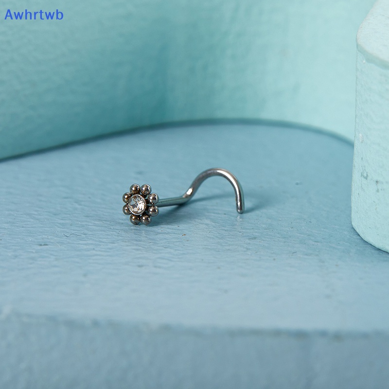 Khuyên Mũi Bằng Thép Không Gỉ Hình Bông Hoa Dễ Thương Dành Cho Nữ Mới