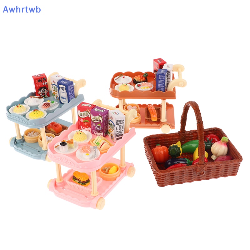 1 Set Mô Hình Xe Hơi / Giỏ Đựng Đồ Mini Tỷ Lệ 1: 12 Độc Đáo Trang Trí Nhà Búp Bê Mới