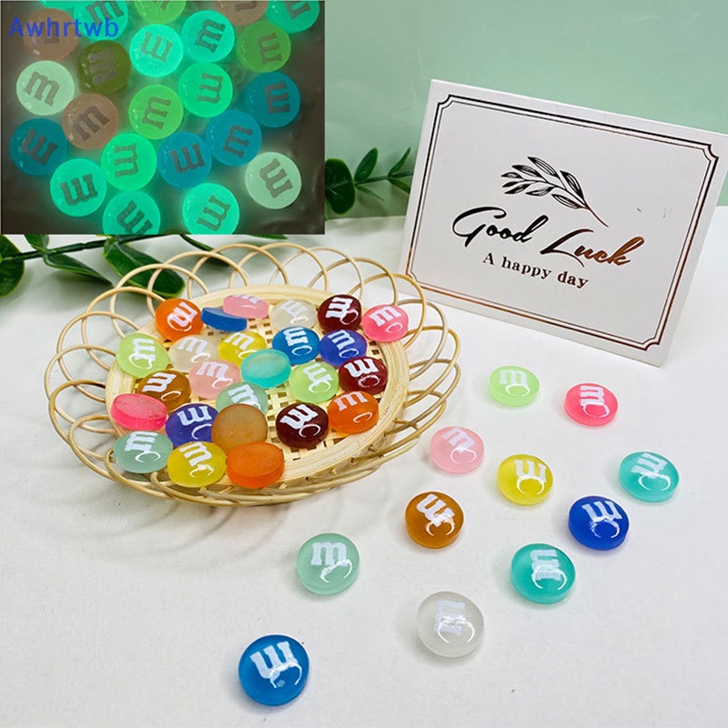 Bộ 5 Hạt Đậu Sô Cô La Mini Bằng Nhựa Resin Phát Quang Trang Trí Xe Hơi Mới