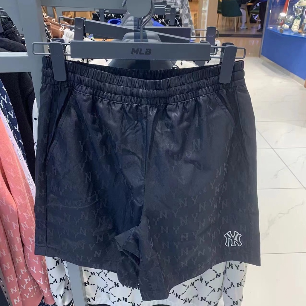 Quần Short 100% Chính Hãng MLB Thêu logo Thời Trang Dành Cho Nữ