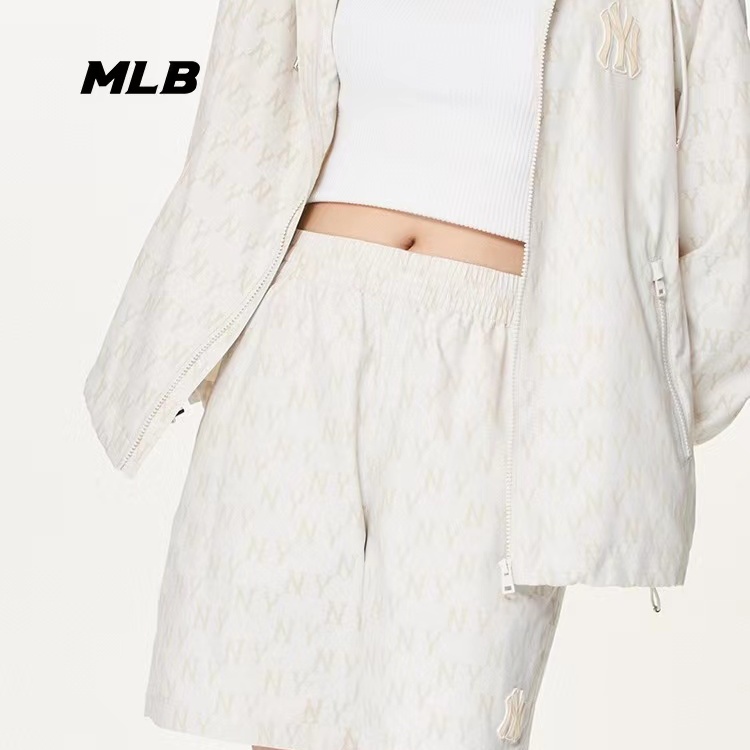 Quần Short 100% Chính Hãng MLB Thêu logo Thời Trang Dành Cho Nữ