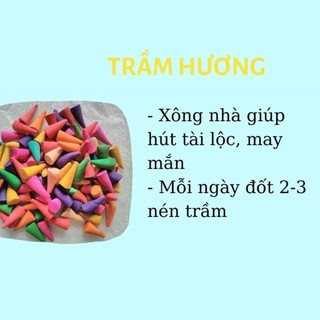 Trầm nụ thơm Sincense 100 nén Thái Lan