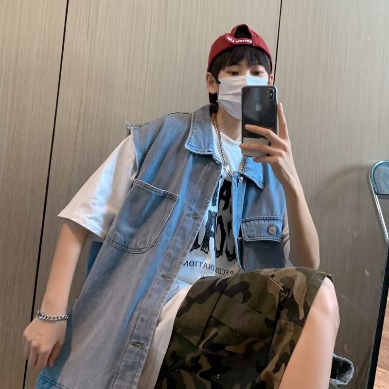 Áo Sơ Mi Tay Ngắn Màu Trơn Đơn Giản Thời Trang Mùa Hè Cho Nam