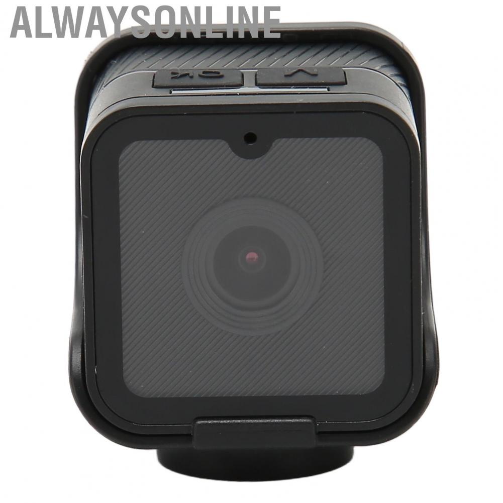 Alwaysonline Sports Mini  Practical ABS USB Charging Action Built in Microphone WiFi with Strap for Travel Photography