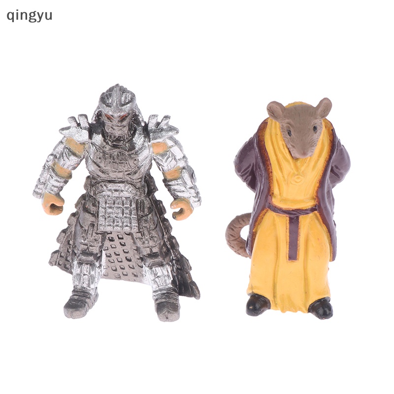 Bộ 6 Đồ trang trí Nhân Vật Ninja Rùa Dễ Thương Dùng Trang Trí Tiểu Cảnh