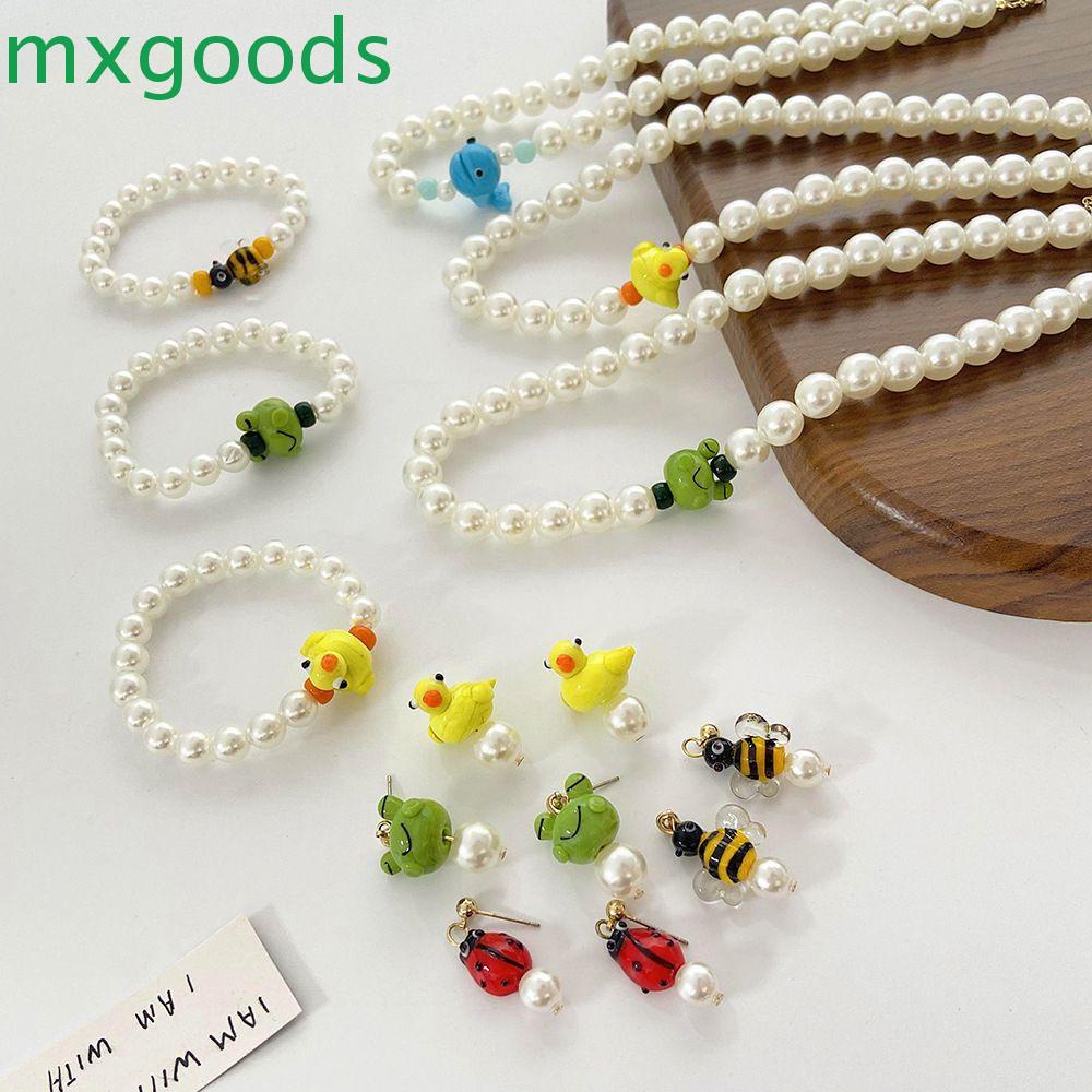Mxgoods Vòng cổ Mặt Hình Hoạt Hình Cá Voi Vịt Ong Vịt Con Đơn Giản Sáng Tạo Phong Cách Hàn Quốc Làm Quà Tặ
