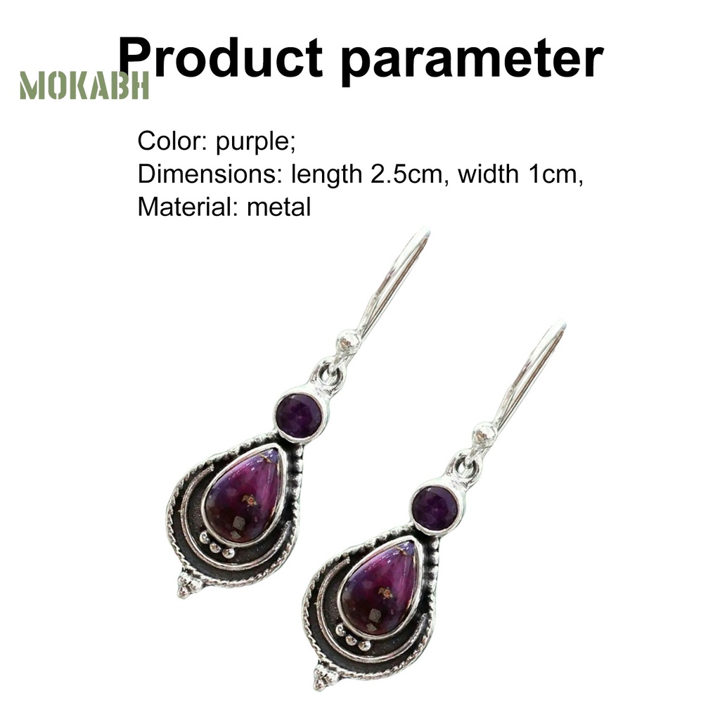 1 Đôi Bông Tai Đính Đá Thời Trang Dành Cho Nữ