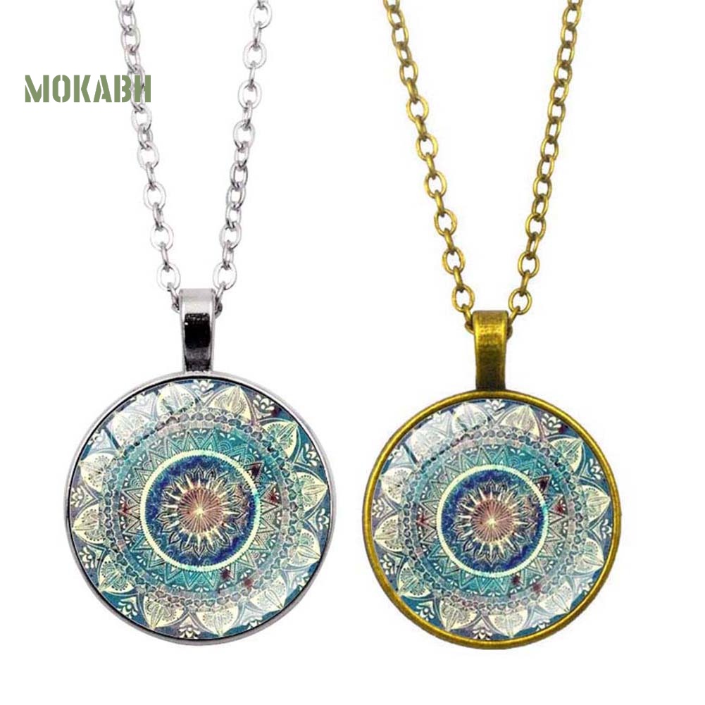 (Hot) Vòng cổ DạNg KíNh Cabochon Phong CáCh Vintage