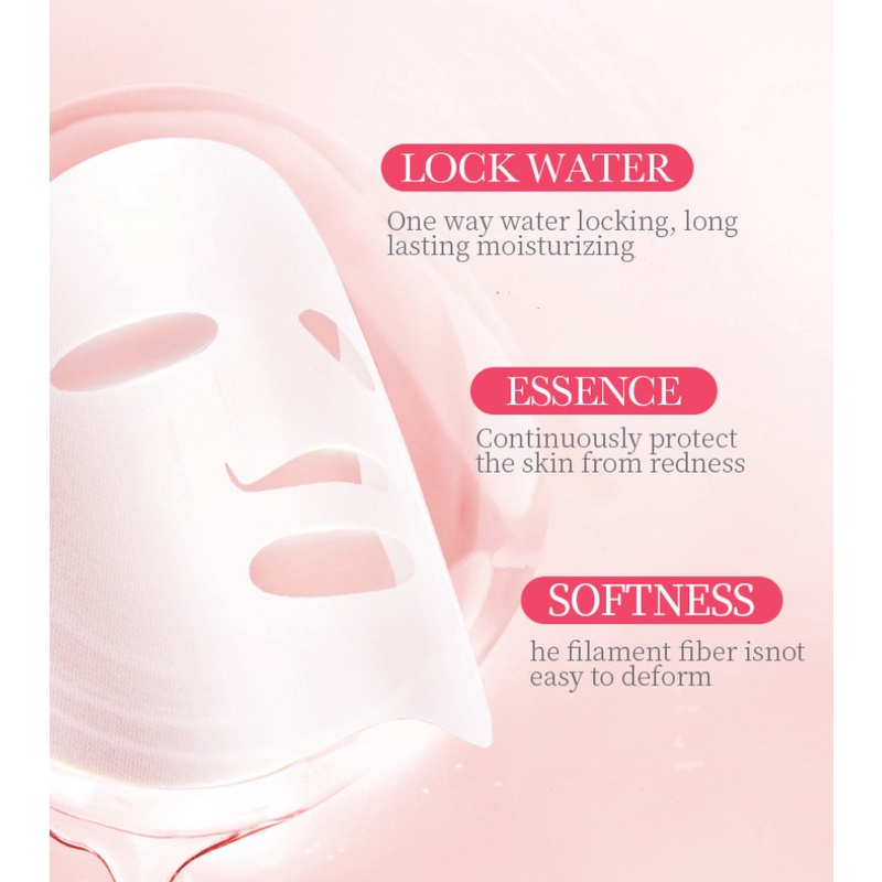 Set 5 Mặt Nạ Bioaqua Tinh Chất Hoa Hồng Hyaluronic Acid Dưỡng Ẩm Da 25g