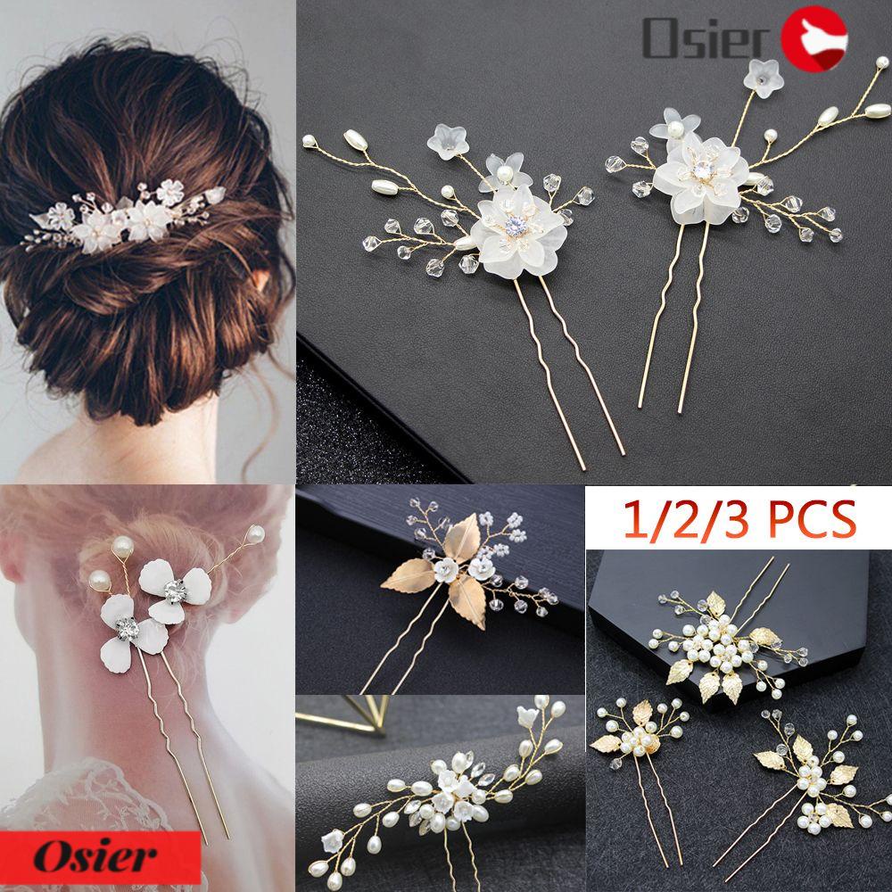 Set 1 / 2 / 3 Kẹp Tóc Thời Trang Cho Nữ|Kẹp Tóc Đính Đá Lấp Lánh Thời Trang Cho Nữ