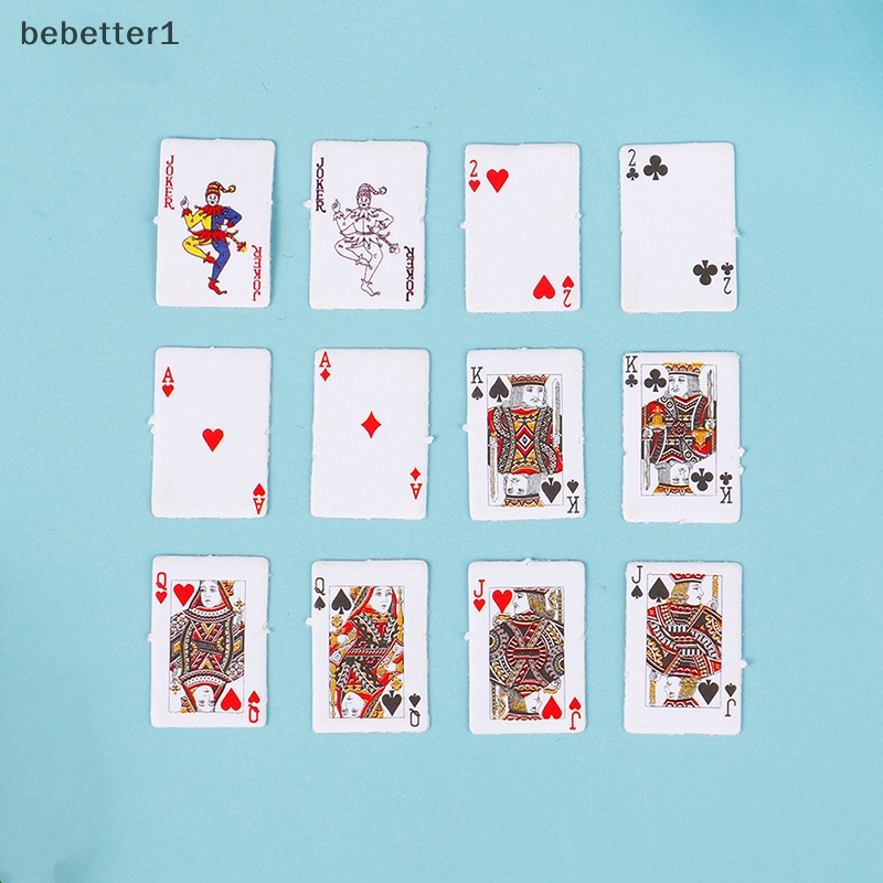 Bộ Bài Poker Mini Dễ Thương 1: 12 Cho Nhà Búp Bê