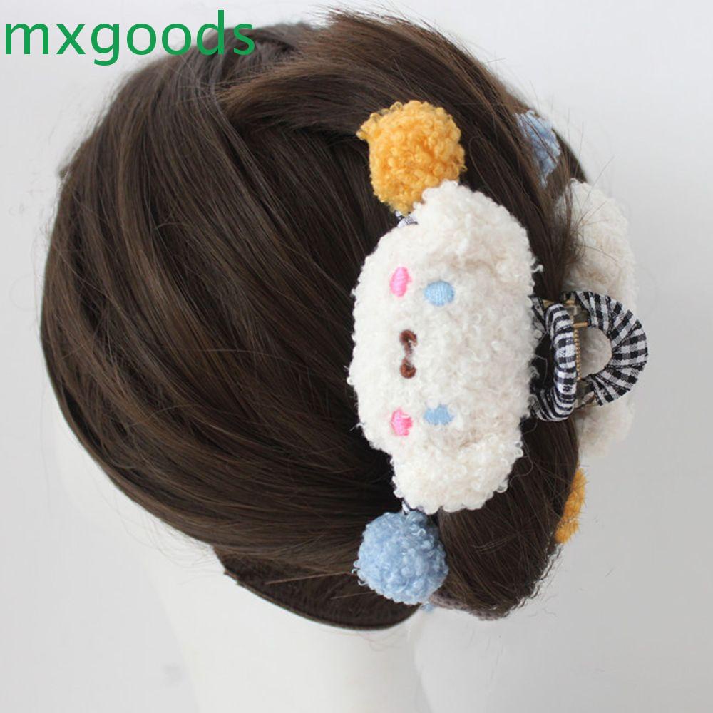 Kẹp Tóc Hình Cá Mập Hoạt Hình Kuromi Melody Nhồi Bông Dễ Thương Cho Bé Gái