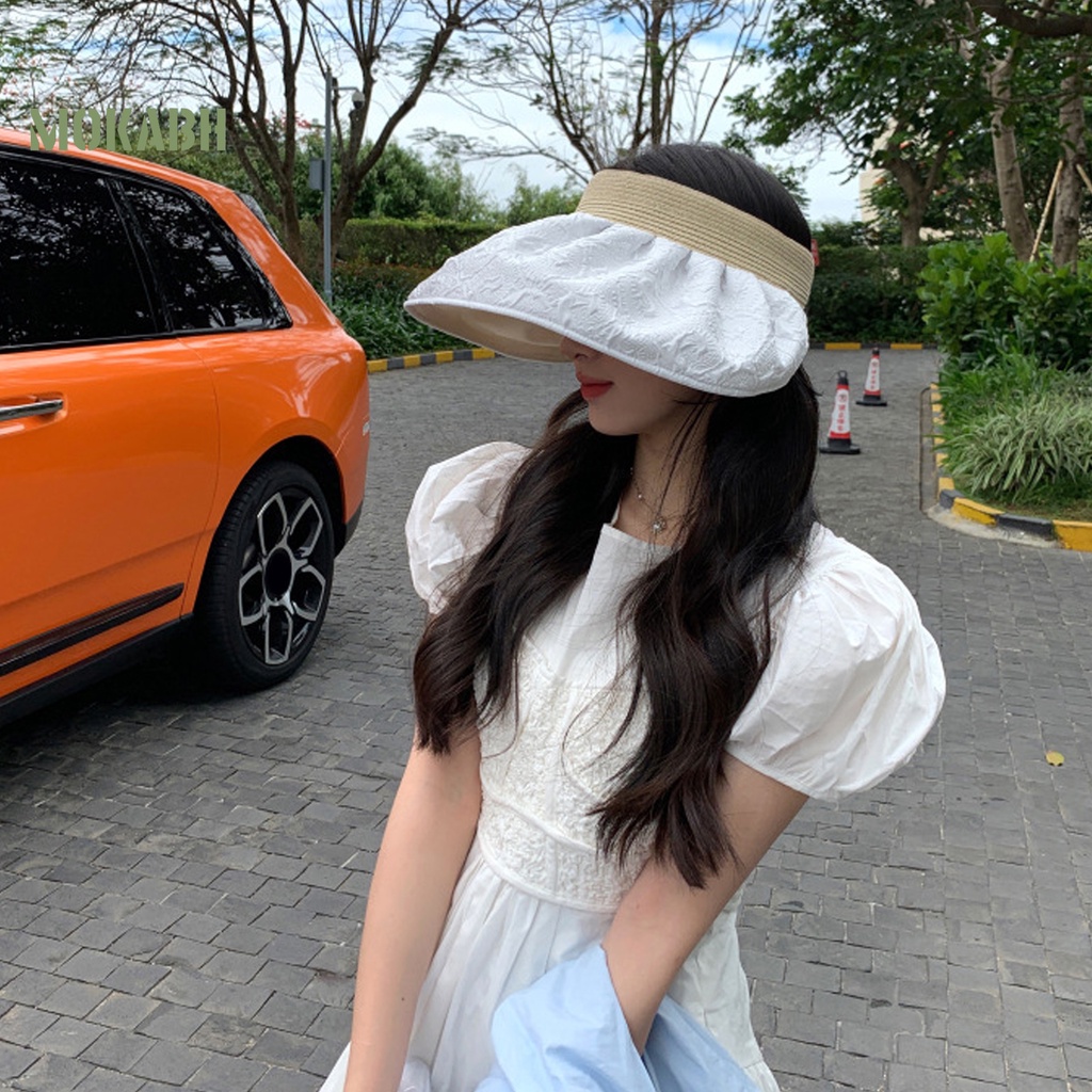 Nón Lưỡi Trai Nửa Đầu Chống Tia UV Thời Trang Mùa Hè Cho Nữ