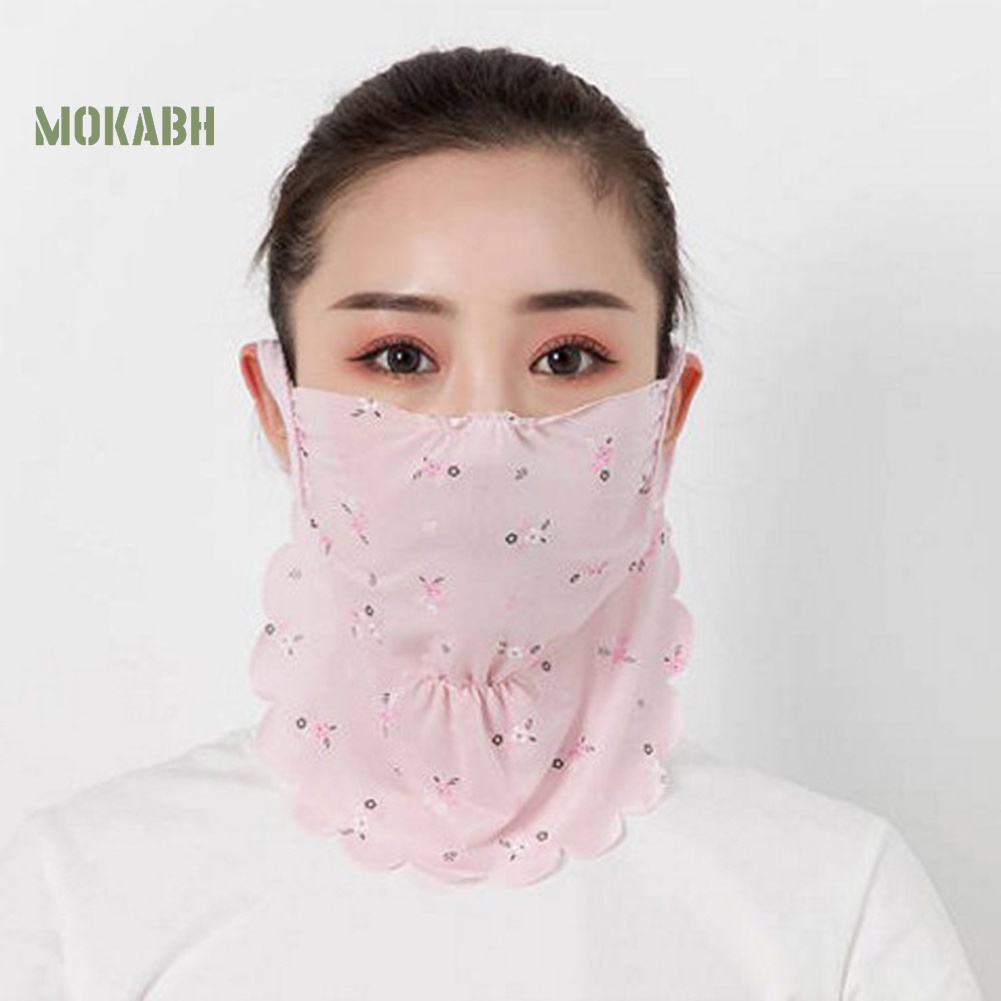 Bộ 5 Khăn Choàng Cổ Chống Tia UV Họa Tiết Hoa Thời Trang Xuân Hè Dành Cho Nữ