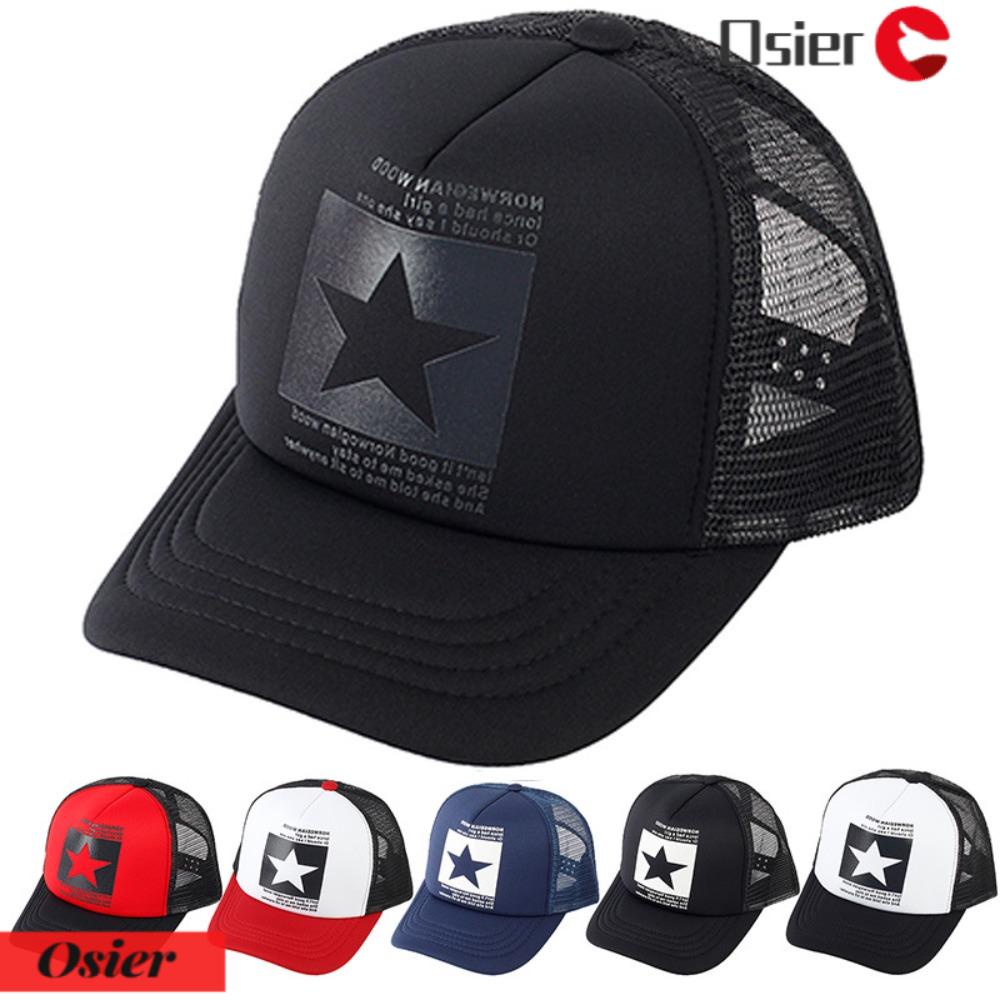 Osier1 Mũ Lưỡi Trai Thoáng Khí Họa Tiết Ngôi Sao Năm Cánh Thời Trang Xuân Hè Cho Nam Và Nữ