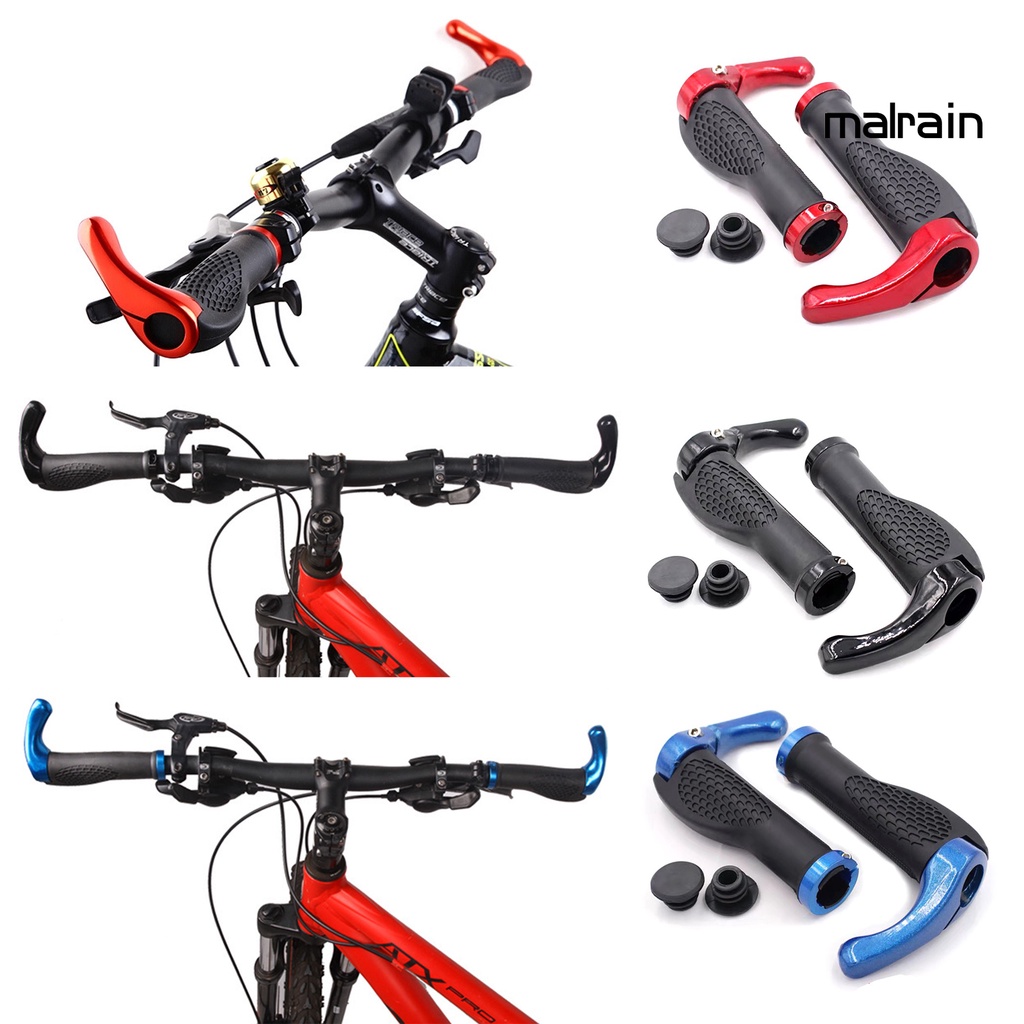 1 Cặp Vỏ Bọc Tay Lái Xe Đạp Bằng Cao Su Chống Bụi Chống Mòn