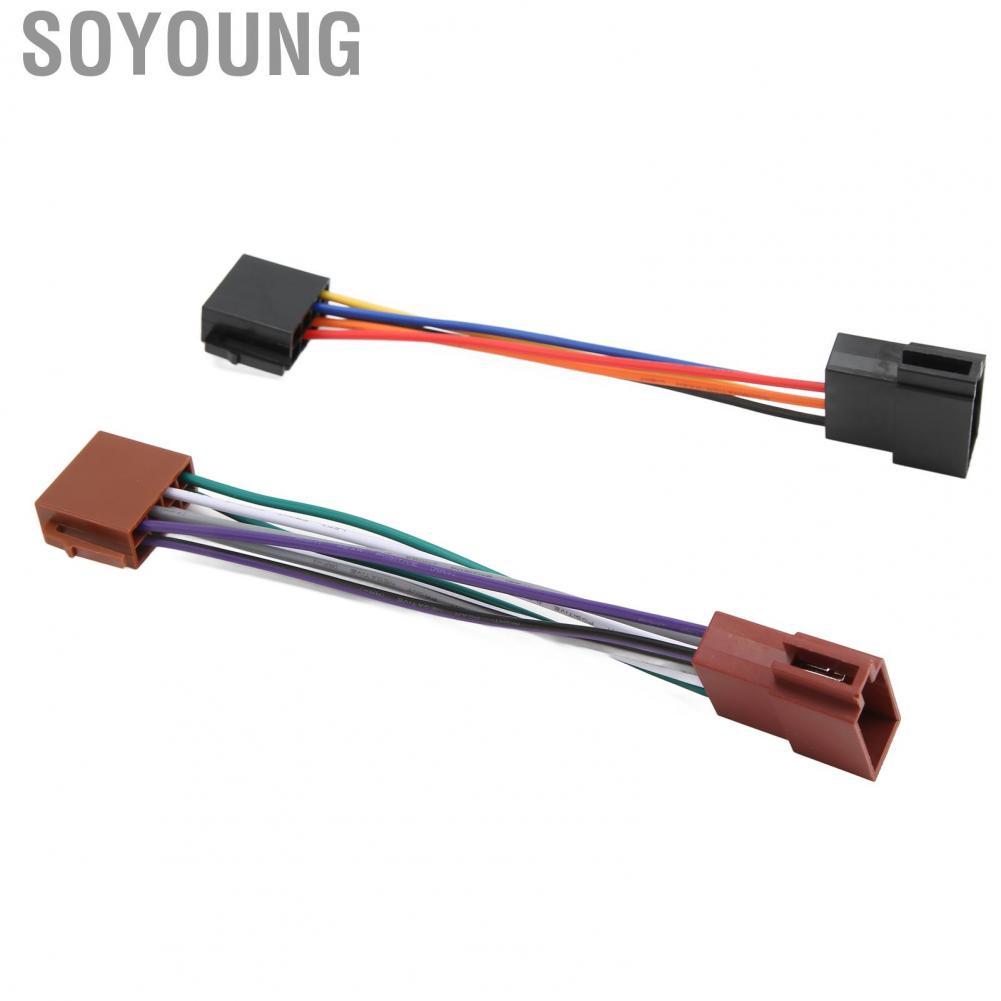 Soyoung ISO  Harness Adapter Powerful Wire Useful Standard for Car Receiver Replacement Euro Van 1992-1999