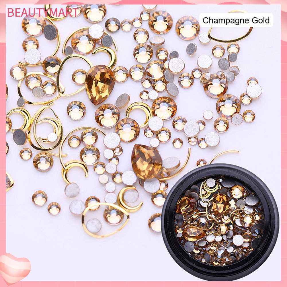 Hộp Phụ Kiện Trang Trí Móng Nghệ Thuật Bằng Hợp Kim 3D