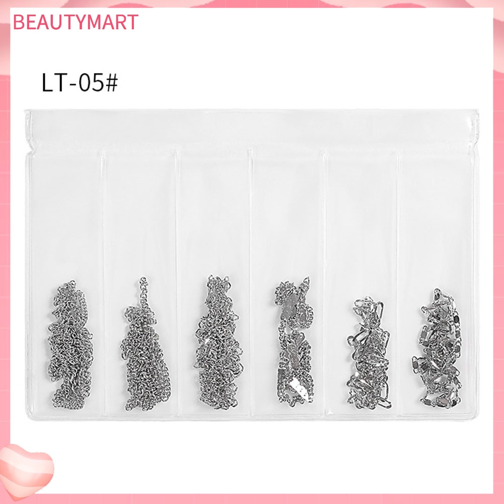 Dây Xích Hợp Kim 3D Nhiều Kích Cỡ Trang Trí Móng Tay Nghệ Thuật DIY