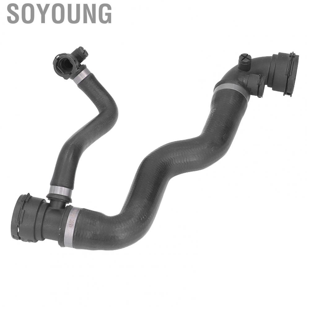 Soyoung Top Coolant Tube 17127520668  Black ABS Upper Radiator Hose for Car
