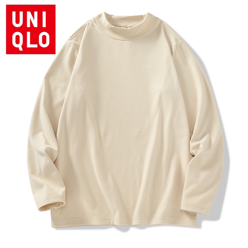 Uniqlo đàn ông mùa đông dài tay thời trang giản dị áo len xu hướng thời trang mùa thu quần áo nam hàng đầu