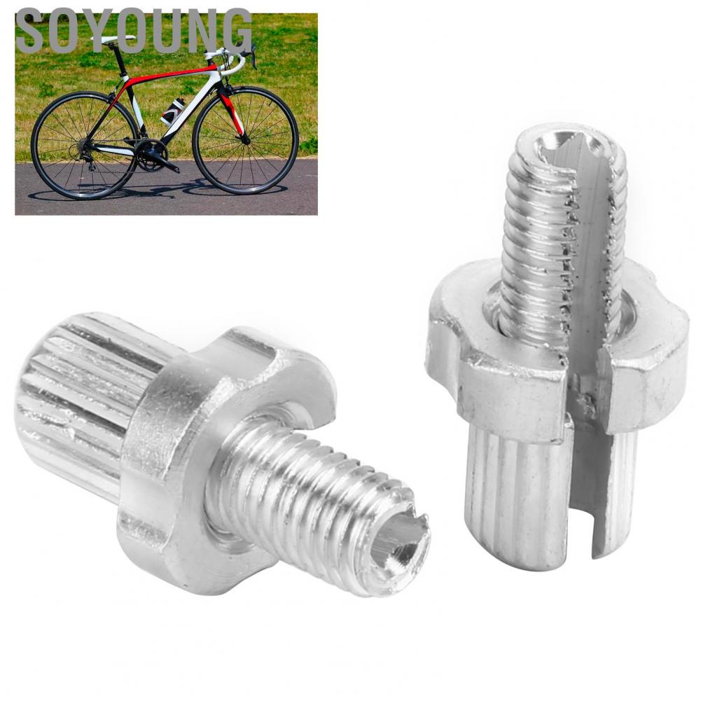 Soyoung Brake Lever Adjuster  Aluminium Alloy High Strength Adjusting Screws 2PCS for Road Bikes Mountain Bike