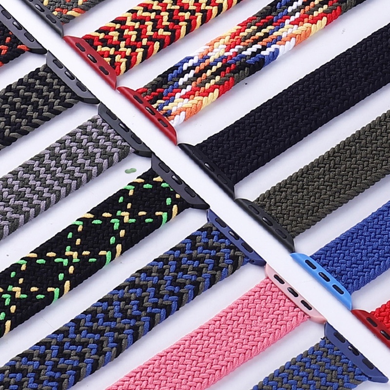 Dây Đeo Đồng Hồ Dạng Bện Siêu Co Giãn Cho Apple watch series se 3 6 7 8 ultra 49mm i-watch 45mm 44mm 41mm 40mm 38 42