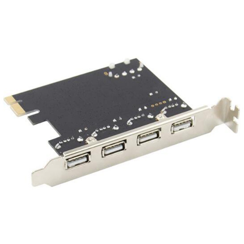 Thẻ Mở Rộng PCI-E 4 Cổng USB 2.0 480Mbps Hỗ Trợ USB1.1 MCS9990 Cho Windows 7 / XP