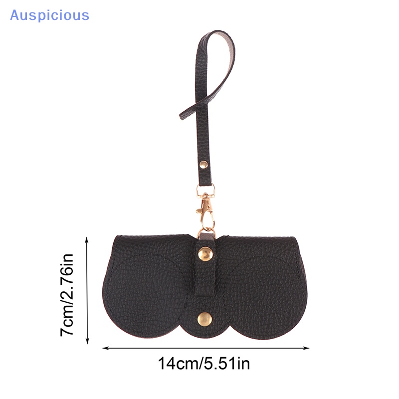 1 Túi Da Đựng Mắt Kính Phong Cách Retro Ốp