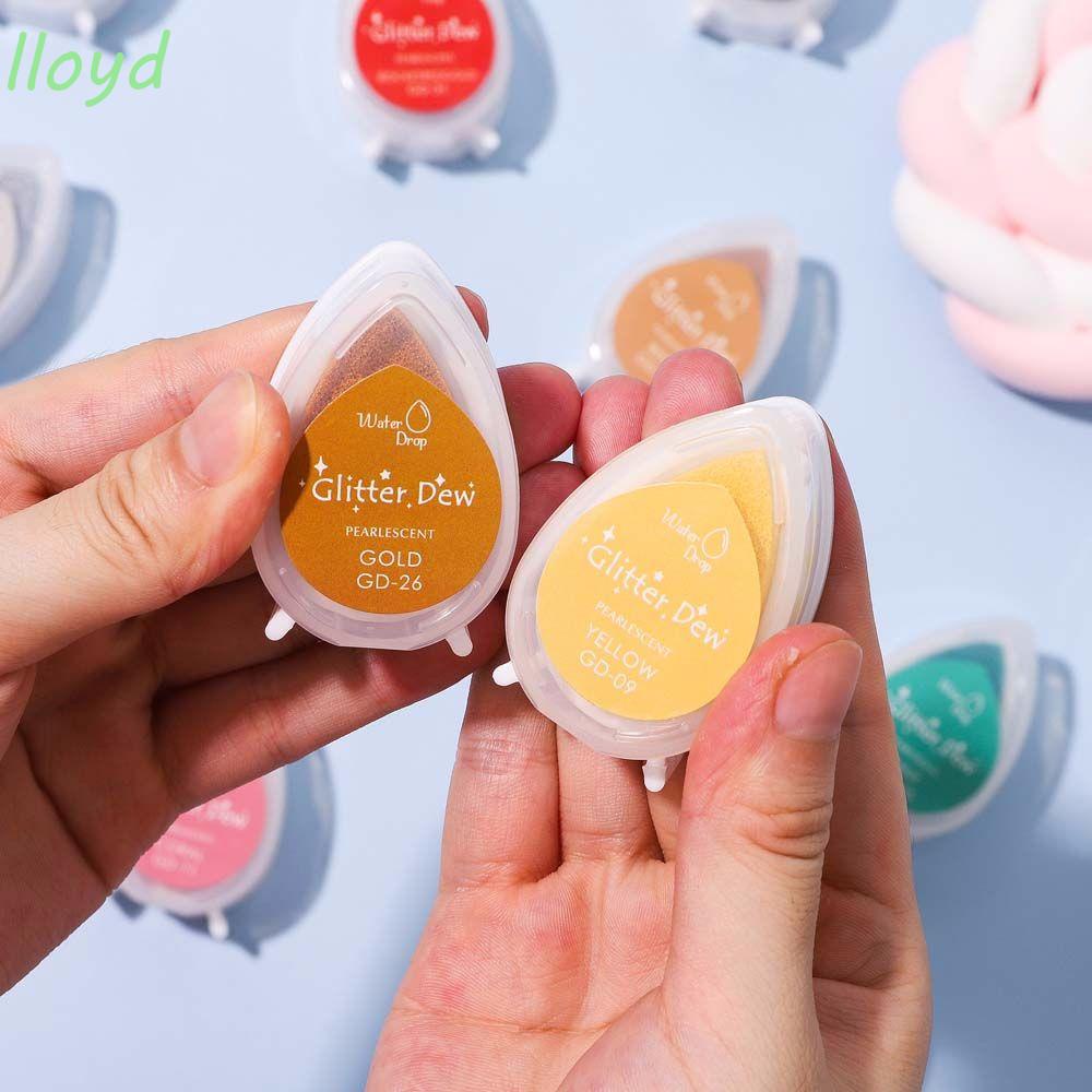 Đệm Mực Con Dấu Thủ Công Đầy Màu Sắc Trang Trí Sổ Tay Cho Bé