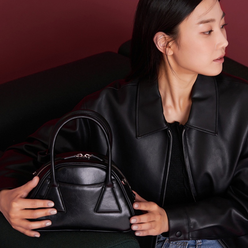 Ielgy Túi Đeo Chéo Hình Tam Giác Thiết Kế Đơn Giản Nhỏ Gọn niche Cho Nữ