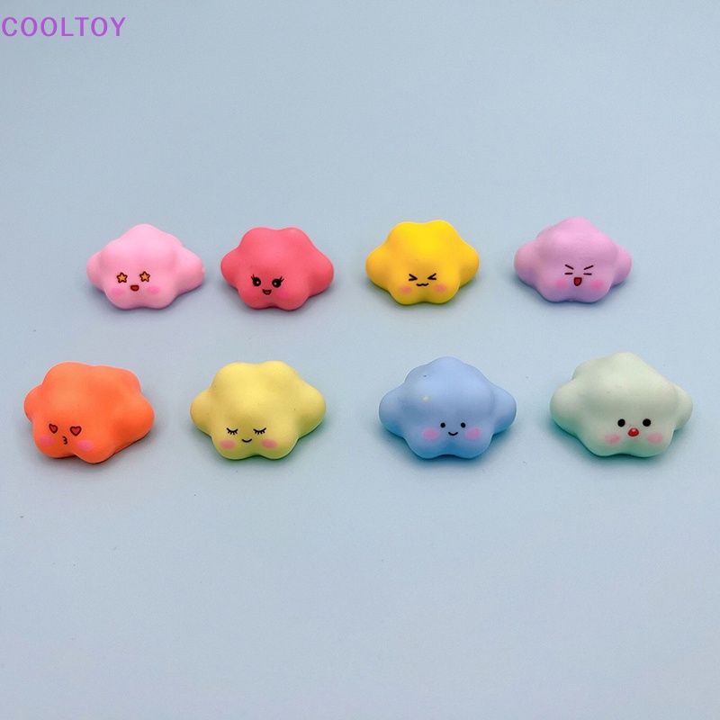 Cooltoy 1 Đồ trang trí Đám Mây Mini Bằng Resin Huỳnh Quang Trang Trí Nhà Búp Bê