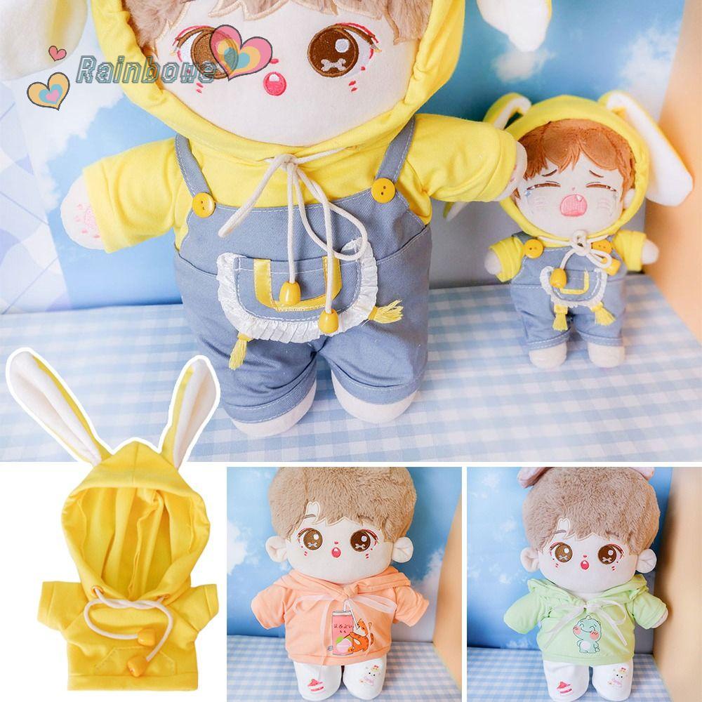 Áo Hoodie Màu Sắc Cầu Vồng Thời Trang Cho Búp Bê 20cm