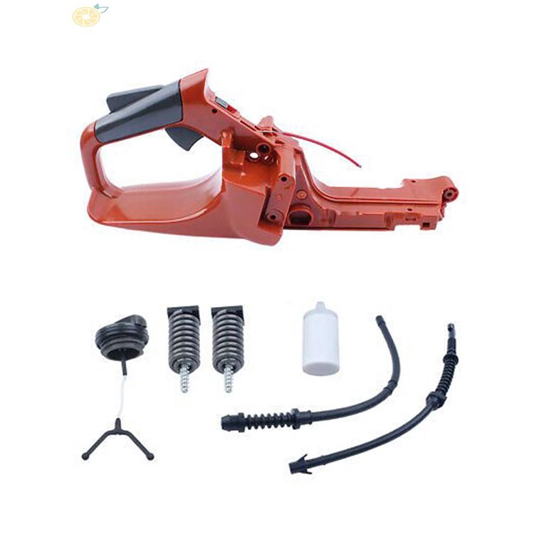 【VARSTR】Fuel Tank Rear Handle for Husqvarna 450 445 450E 445E Chainsaws with Filter and Fuel Lines
