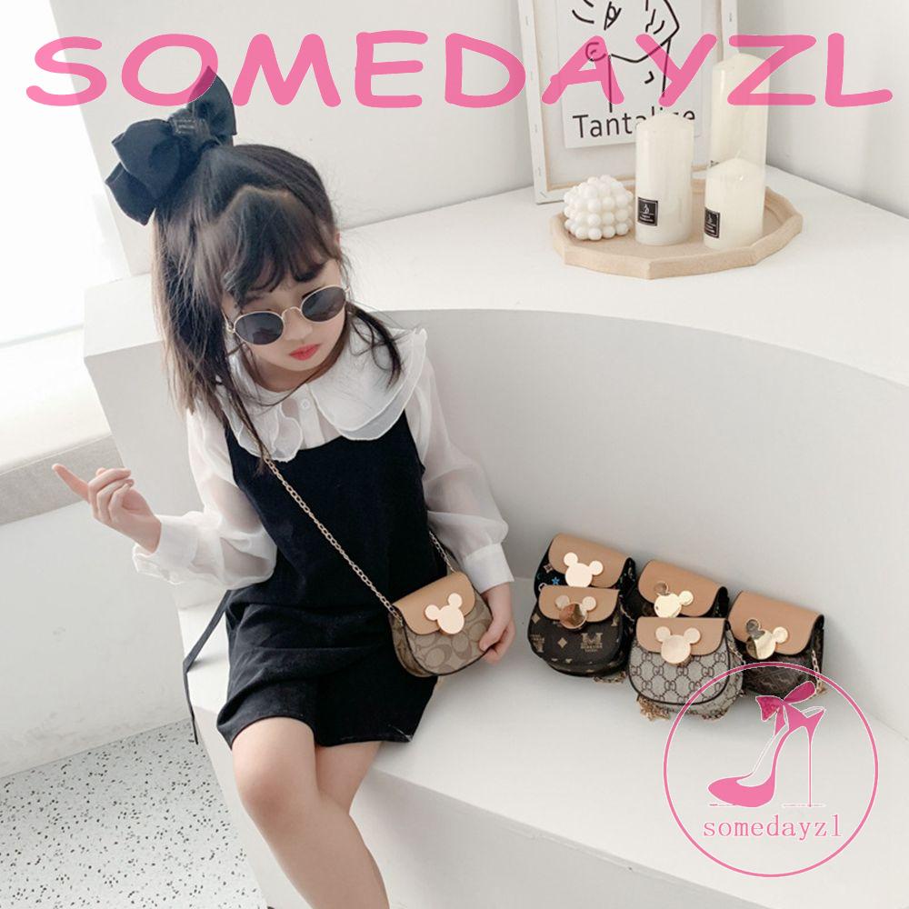 Túi Đeo Chéo Mini Đựng Điện Thoại In Hình Công Chúa Dễ Thương Cho Bé Gái