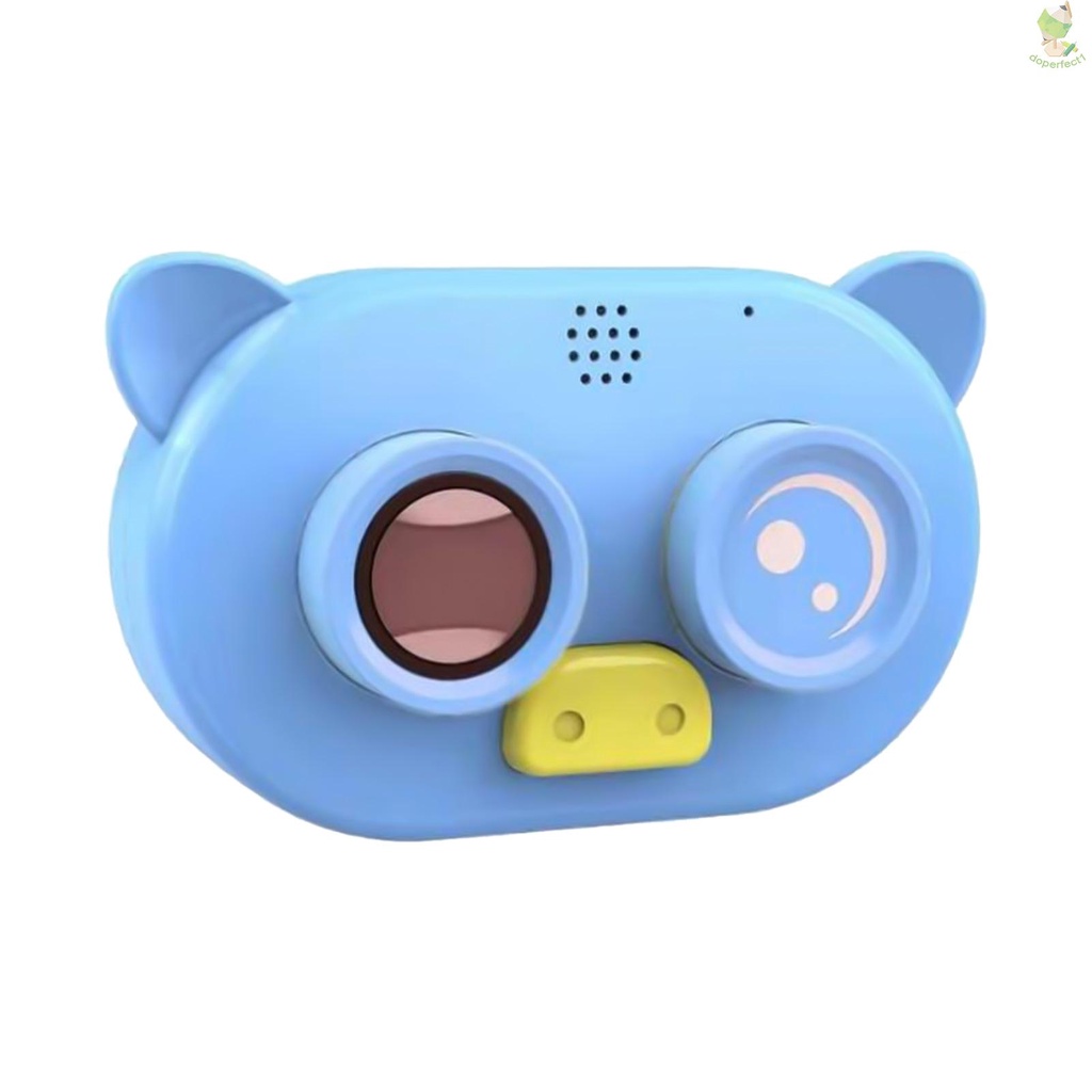 1080P Kids Digital Camera High Resolution Video Camcorder with Soft Silicone Shell 2 Inch Large Screen Hanging Rope   Came-6.5