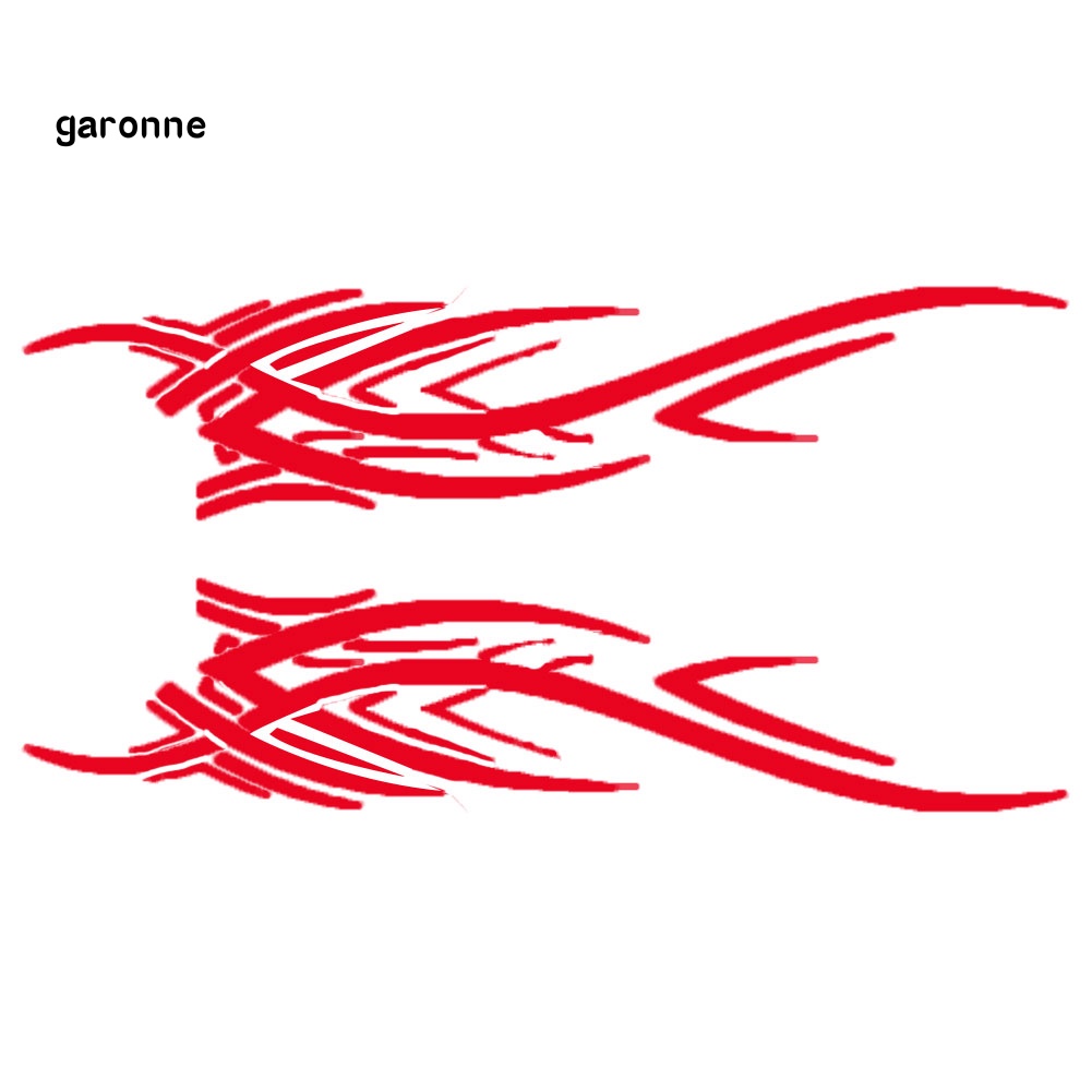 Miếng Dán Trang Trí Thân Xe Hơi Hình Ngọn Lửa 2 Bên Độc Đáo