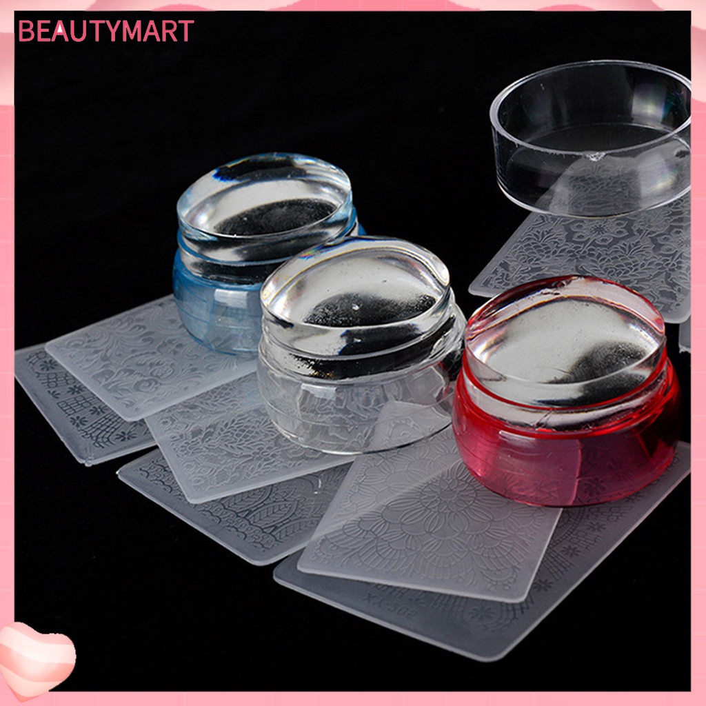 Dụng Cụ Đóng Dấu Trang Trí Móng Tay Nghệ Thuật Tái Sử Dụng Tiện Lợi