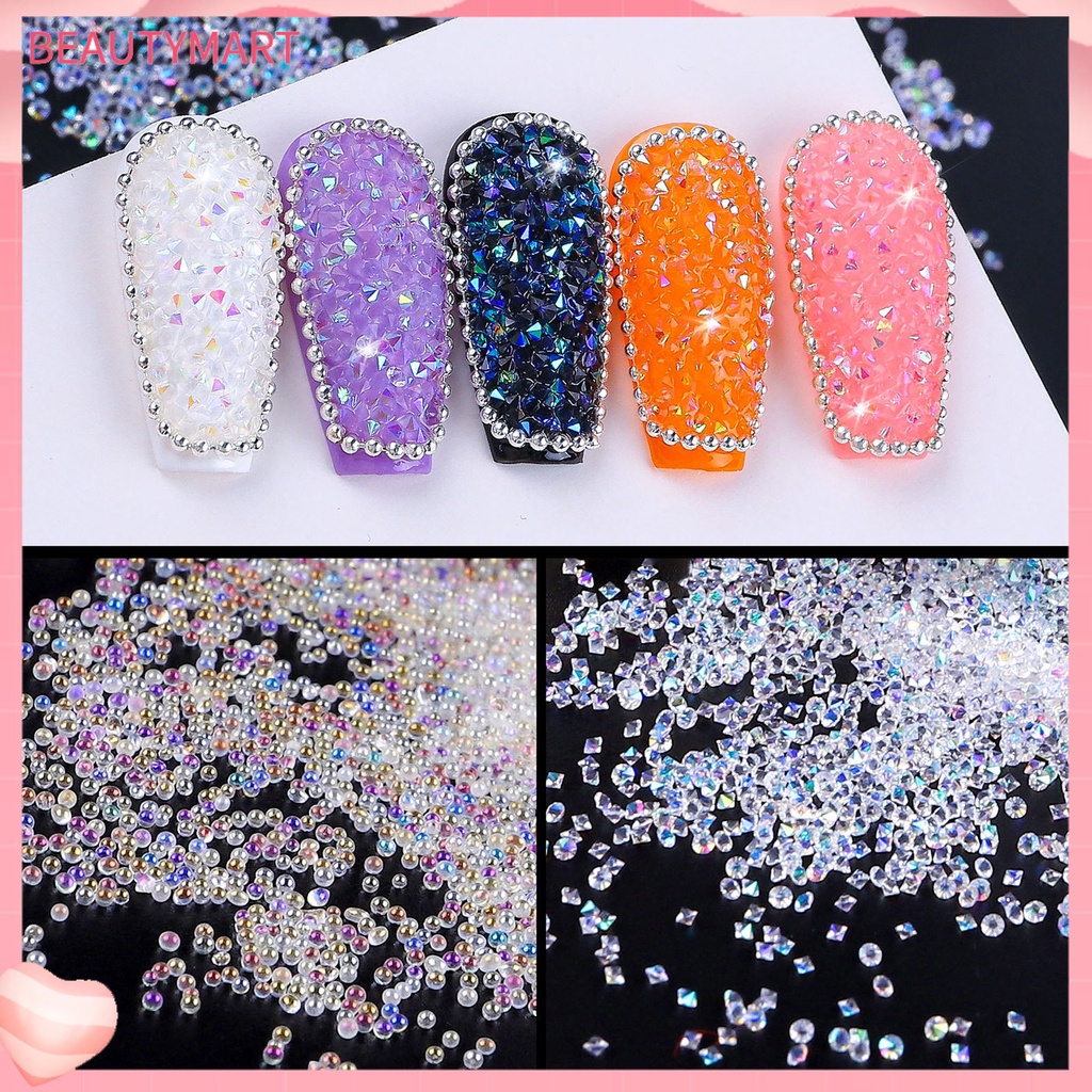 1 Lọ Đá Quý Mini Sang Trọng Trang Trí Móng Tay
