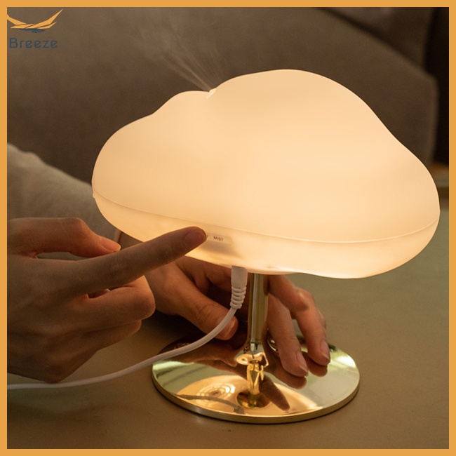 Máy Khuếch Tán Tinh Dầu 270ml Hình Đám Mây Hoạt Hình Có Đèn Led