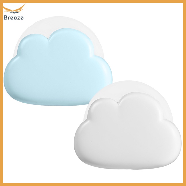 Bộ 2 Đèn Ngủ Led 4 Chế Độ Sạc Usb Hình Đám Mây Dễ Thương Bằng Silicone