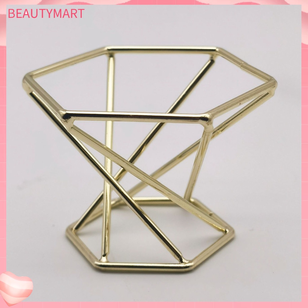 [beautymart] Giá Đỡ Mút Trang Điểm Bằng Thép Carbon Mạ Điện Thiết Kế Rỗng Làm Đẹp