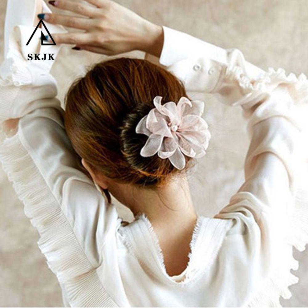 Đồ Cột Tóc Hình Hoa Thời Trang Cho Nữ