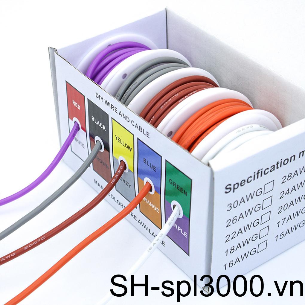 Cuộn Dây Điện 50M 30AWG Chống Mài Mòn Đa Năng Tiện Dụng