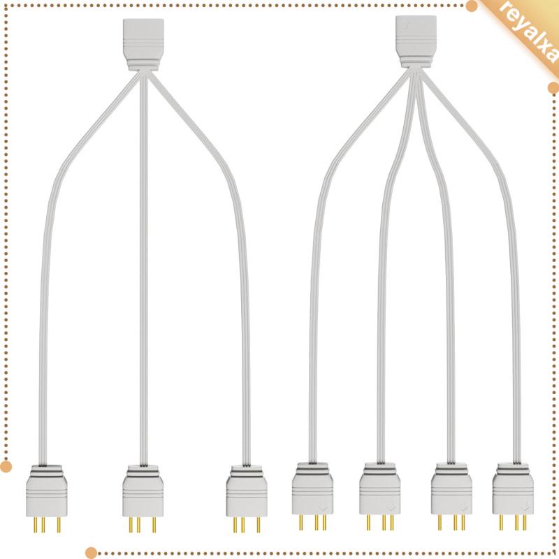 Cáp Chia Nguồn ARGB 5V 3Pin 1 Sang Ba / 4 Chuyên Dụng Cho Máy Tính Để Bàn