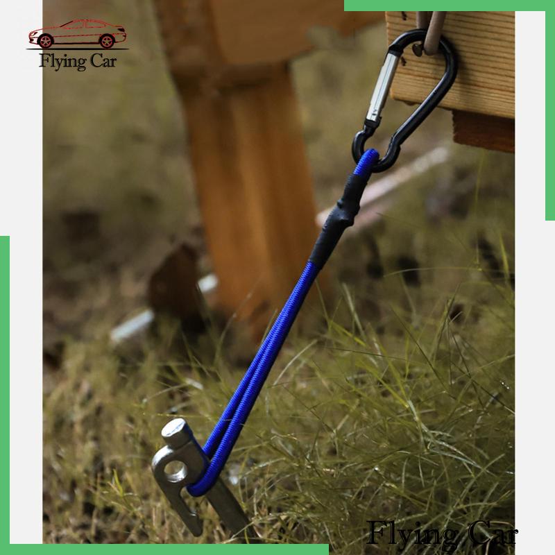 [Lzdjfmy2] Dây Bungee Có Móc Khóa Carabiner Cho Lều Tarpaulin Tarps