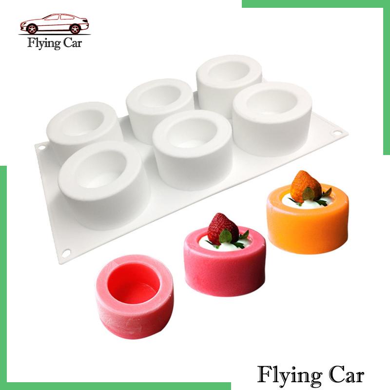 Chảo Làm Bánh 6 Lỗ Bằng Silicone DIY Dành Cho Trẻ Em Và Người Lớn Lzdjfmy2