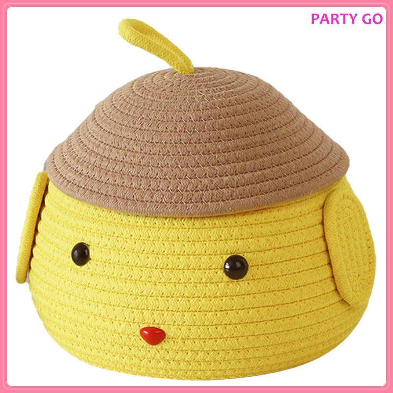 Thùng Rác Cotton Họa Tiết Hoạt Hình Xinh Xắn Dành Cho Bé